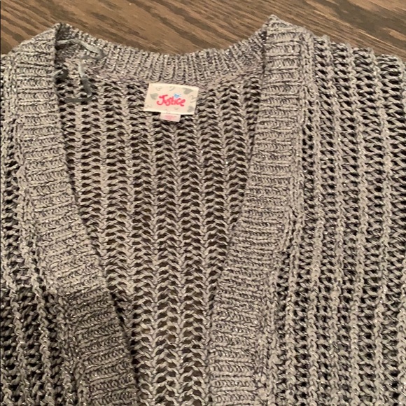 Justice | girls open front sweater - Picture 3 of 5
